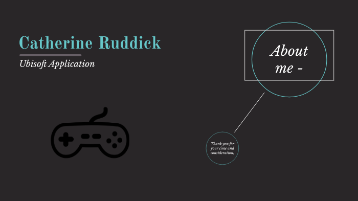 Ubisoft Application by Catherine Ruddick on Prezi