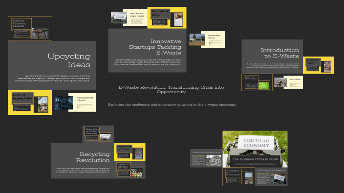 E-Waste Revolution: Transforming Crisis into Opportunity by a zu on Prezi