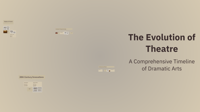 The Evolution of Theatre by Angelo Gabrielle Legson on Prezi