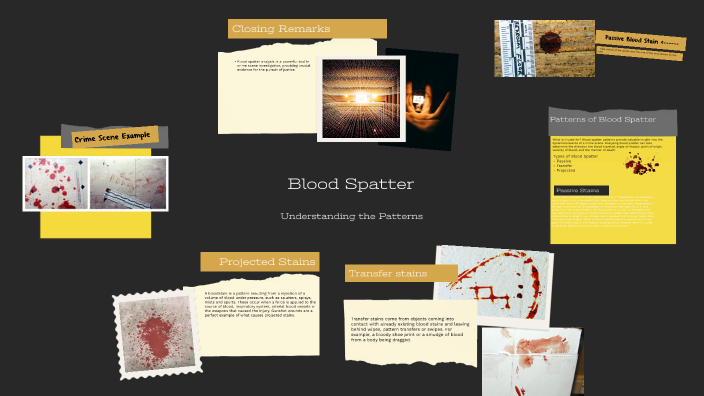 Understanding Blood Spatter by Marina Espinoza on Prezi