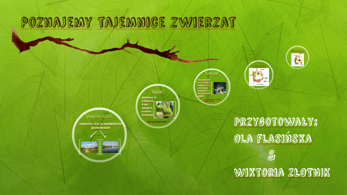 Poznajemy tajemnice zwierzat by Wiktoria Złotnik on Prezi
