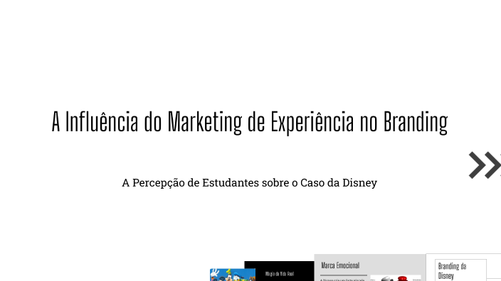 A Influência do Marketing de Experiência no Branding by Gaby on Prezi