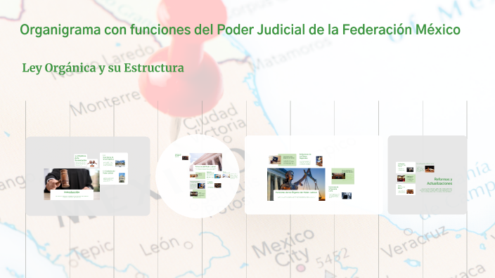 Organigrama con funciones del Poder Judicial de la Federación México by