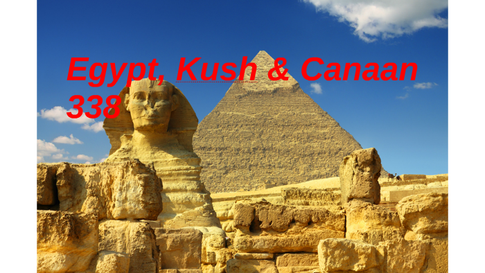 338 Egypt / Kush / Canaan by rich canacci