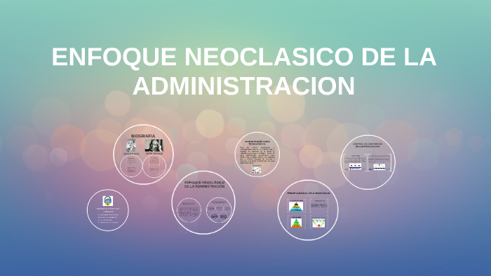 Enfoque Neoclasico De La Administracion By Deyvi Pillaca Janampa On Prezi 4400