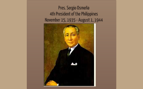 Pres. Sergio Osmeña by Jayrax Dael on Prezi