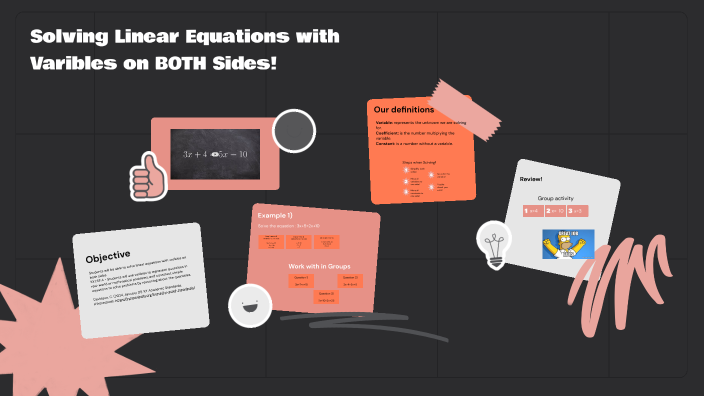 Solving Linear Equations by Lauren Stephens on Prezi