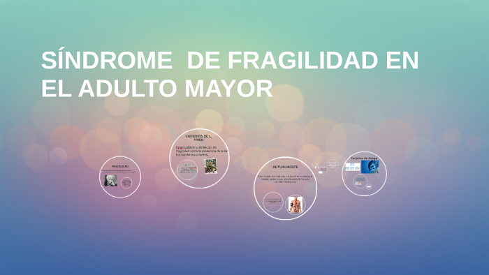 Sindrome De Fragilidad En El Adulto Mayor By Ariadna Fabiola Trujillo Rofriguez On Prezi 7946