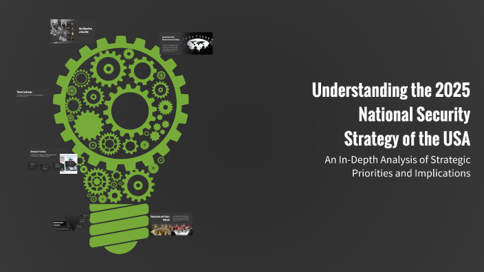 Understanding the 2025 National Security Strategy of the USA by ...