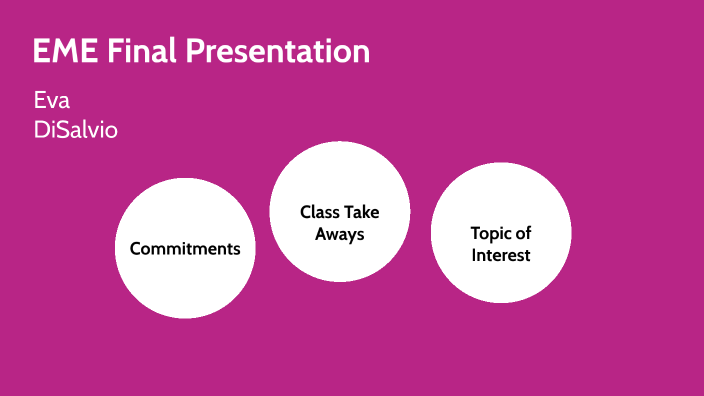 Final Presentation by Eva DiSalvio on Prezi