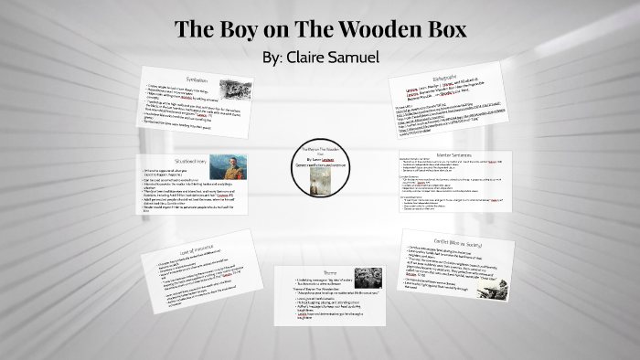 The Boy On The Wooden Box By Claire Samuel