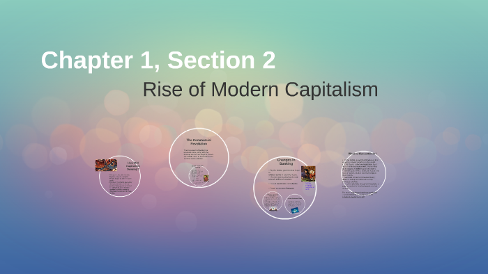 essay on the rise of capitalism