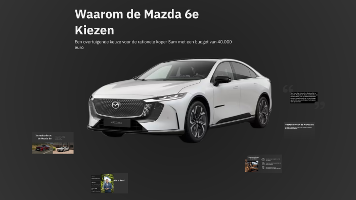 Waarom de Mazda 6e Kiezen by arthur dumon on Prezi