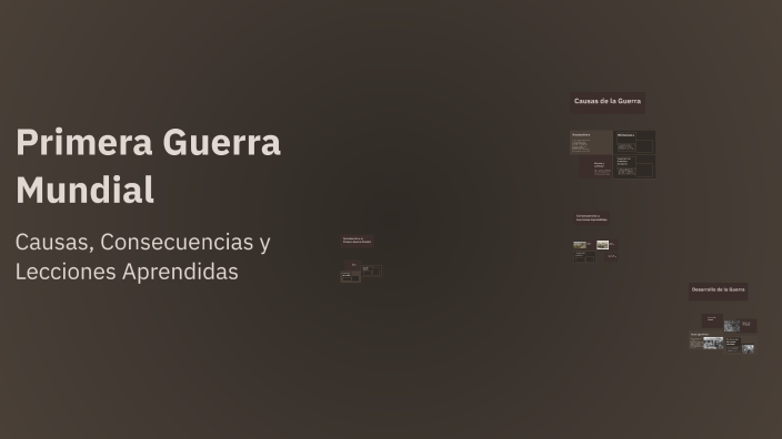 Primera Guerra Mundial by Sergio Âriza on Prezi