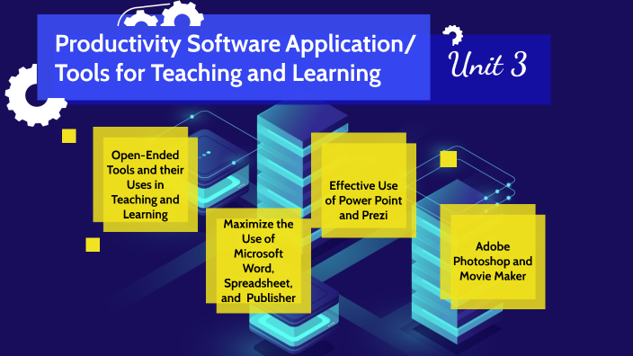 Productivity Software Application/Tools for Teaching and Learning by ...