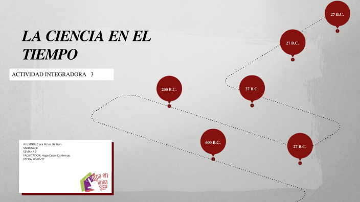 LA CIENCIA EN EL TIEMPO by clara Rosas on Prezi