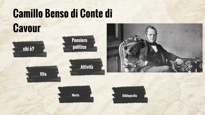 Camillo Benso conte di Cavour by Endri Balla