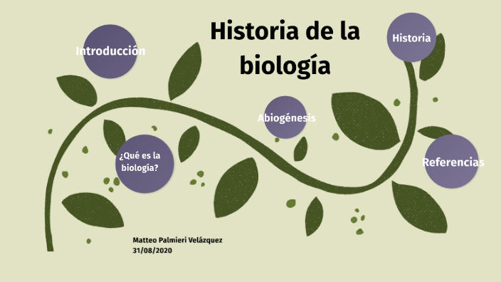 Historia de la biología by Matteo Palmieri Velázquez