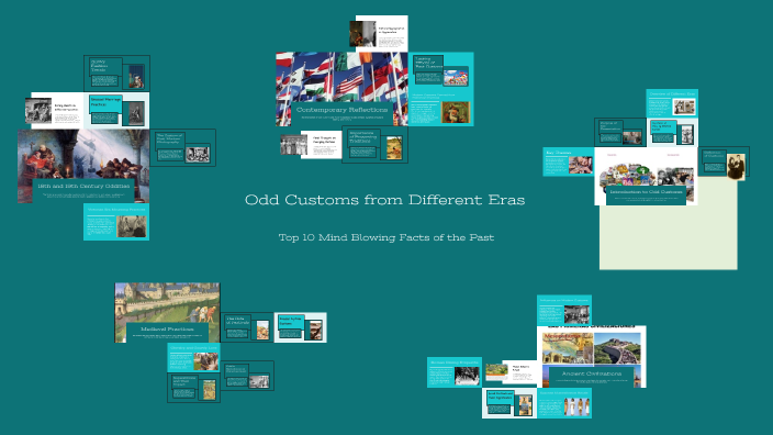 Overdone Customs Odd Customs from Different Eras by Kathleen David on Prezi