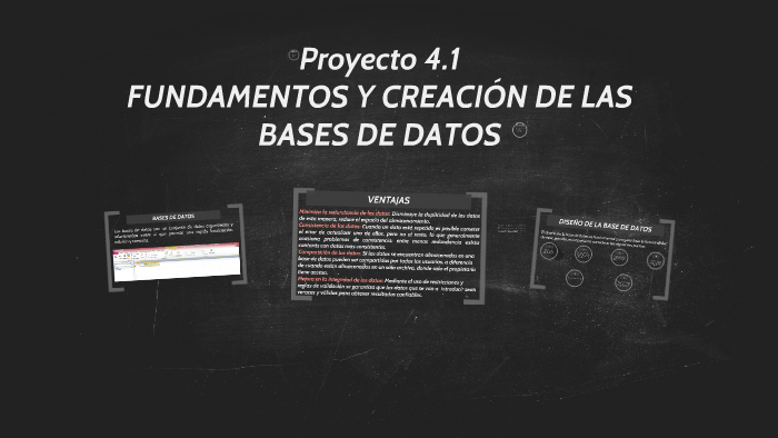 Fundamentos y Creación de las bases de datos by Lizeth Perez Hdez on Prezi