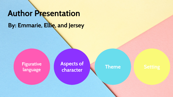 what is the author presentation