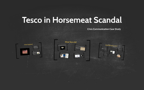 tesco horsemeat scandal case study