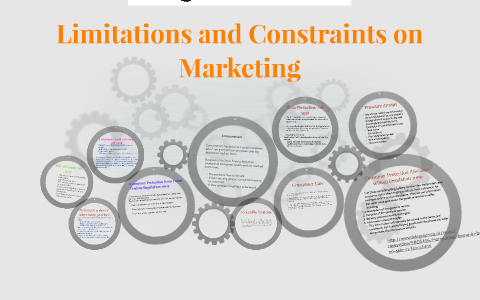 the limitations and constraints of marketing