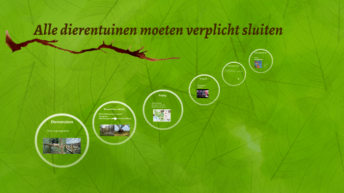 Dierentuinen moeten sluiten by Anna Potters on Prezi
