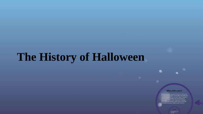 The History of Halloween by Carlie Anderson on Prezi
