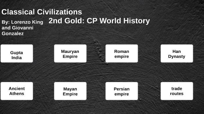 Classical Civilizations project by Giovanni Gonzalez on Prezi