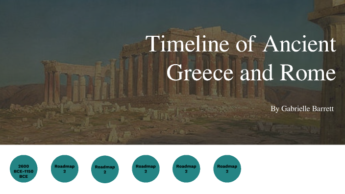 Timeline of Ancient Greece and Rome by Gabrielle (Gabby) Barrett on Prezi