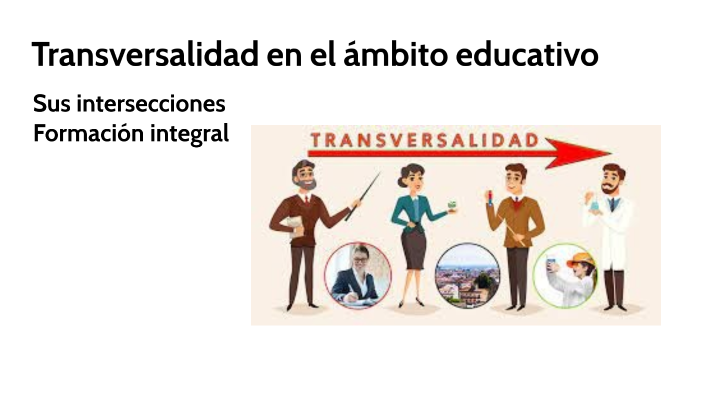 Transversalidad En El ámbito Educativo By Rubicelia Cruz Sanchez