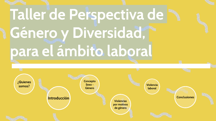 Taller De Perspectiva De Género Y Diversidad Para El ámbito Laborl By