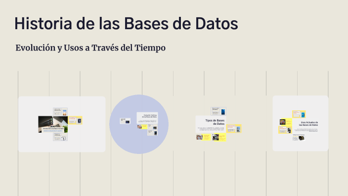 Historia de las Bases de Datos by juan guillen on Prezi