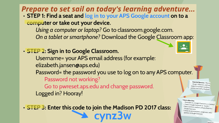 Pd 2017 Google Classroom By Beth Piper On Prezi