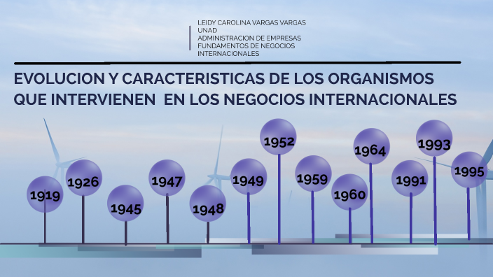 Evolución Y Características De Los Organismos Que Intervienen En Los Negocios Internacionales 9595