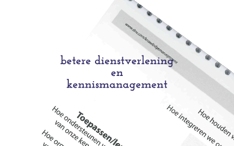 verbeterplan dienstverlening by Bert Roes on Prezi