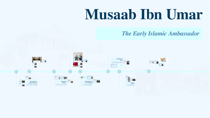 Musaab ibn Umar: A Pioneering Companion by Mohammad Bakkai on Prezi
