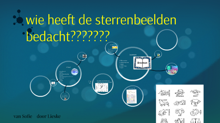 wie heeft de sterrenbeelden bedacht??????? by lltt hogeland on Prezi