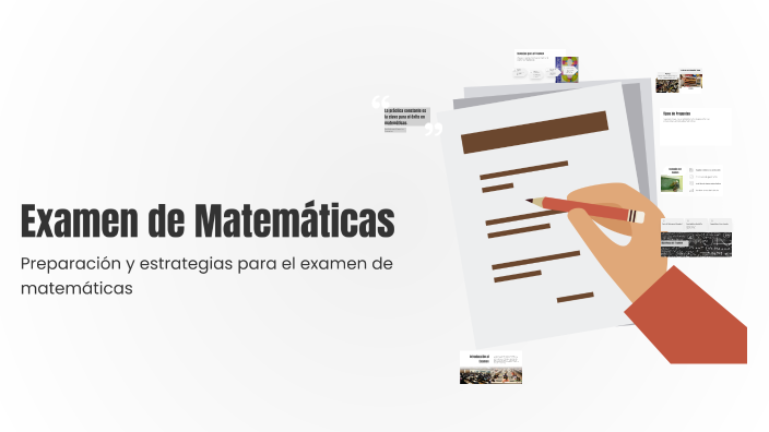 Examen de Matemáticas by Ana Gutiérrez on Prezi