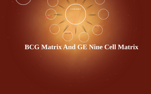 ge 9 cell matrix for pepsico