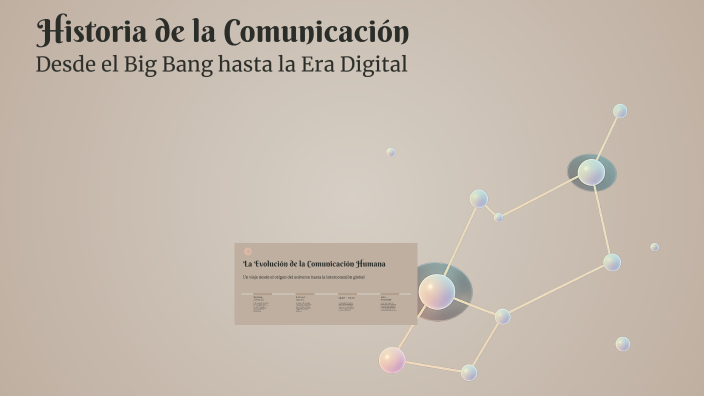 Historia de la Comunicación by SARA HERRERA on Prezi