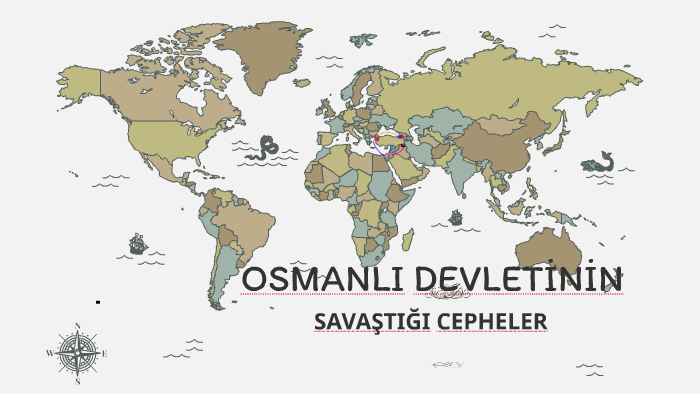 1 Dunya Savasi Osmanli Devleti Nin Savastigi Cepheler Haritasi