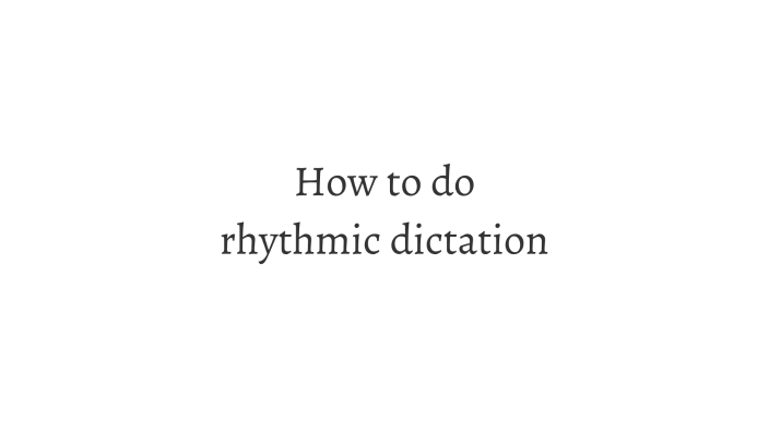 How To Do Rhythmic Dictation By Laura Calderón On Prezi