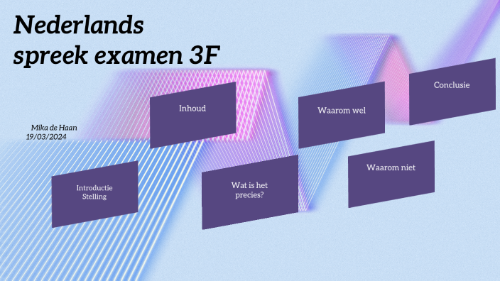 Spreek examen Nederlands 3F by Mika on Prezi