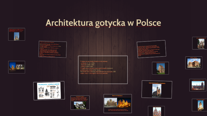 Architektura Gotycka W Polsce By Joachim Woźniak 