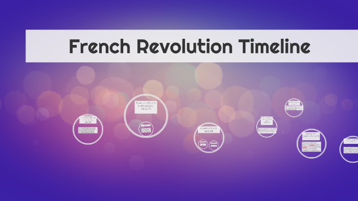 French Revolution Timeline by Eliander M on Prezi