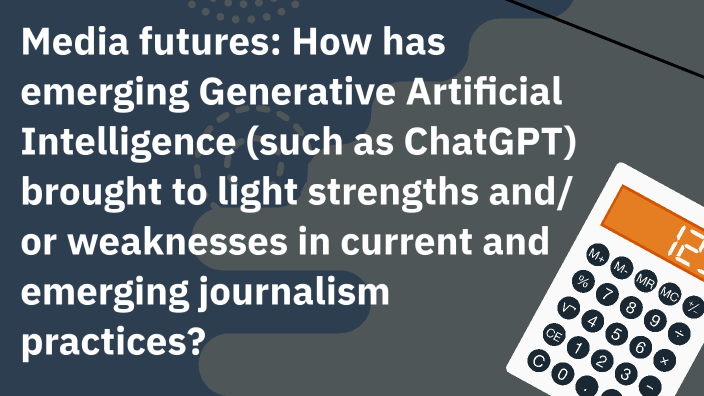 Impact of AI on Journalism Practices by Jasmine Abbott on Prezi