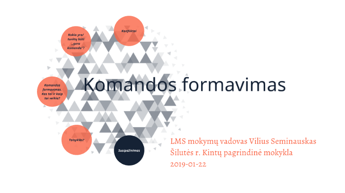 Komandos Formavimas By Vilius Seminauskas On Prezi