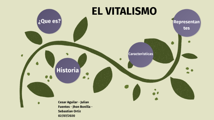 Mapa Mental Del Vitalismo